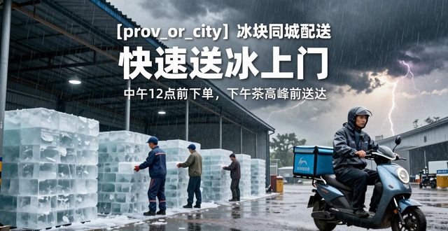 绍兴冰块同城配送 快速送冰上门