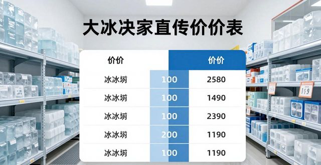 大冰块批发厂家怎么选？绍兴直供渠道靠谱吗