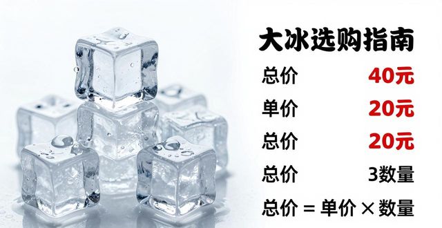 大冰块价格到底怎么算？绍兴冰块选购指南