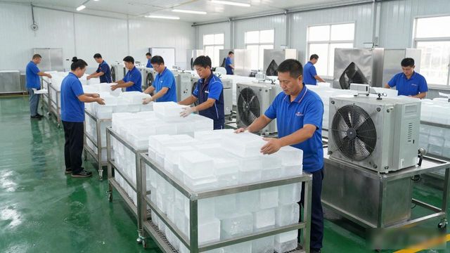 绍兴夏季车间降温冰块，工厂师傅都在用这个方法