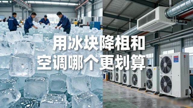 绍兴夏季车间降温大冰块，工厂防暑新选择